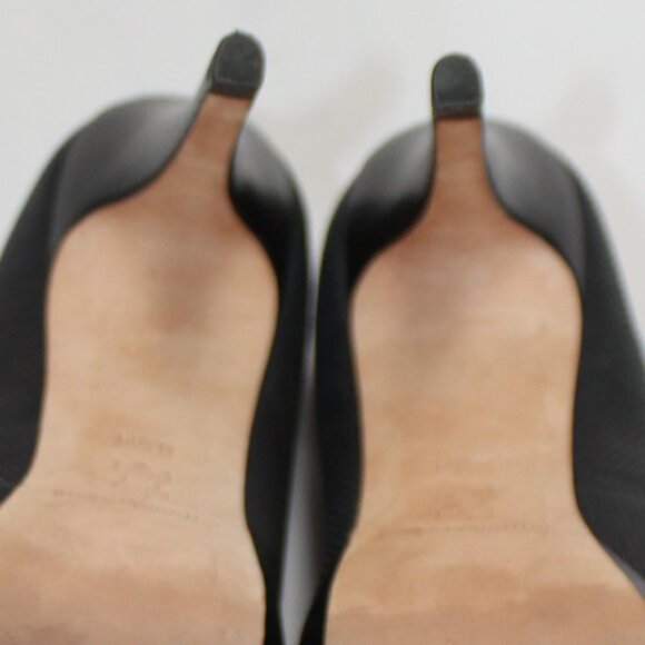 Antonio Melani Black Peep Toe Heels - Picture 8 of 9